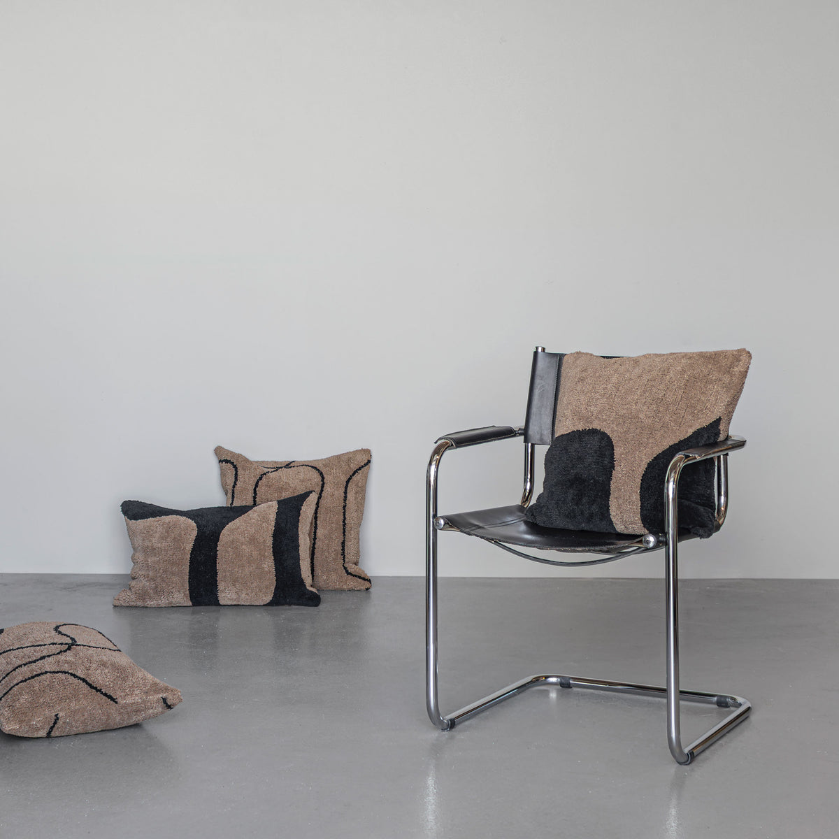 FIGURA tuftet pudebetræk, Brown