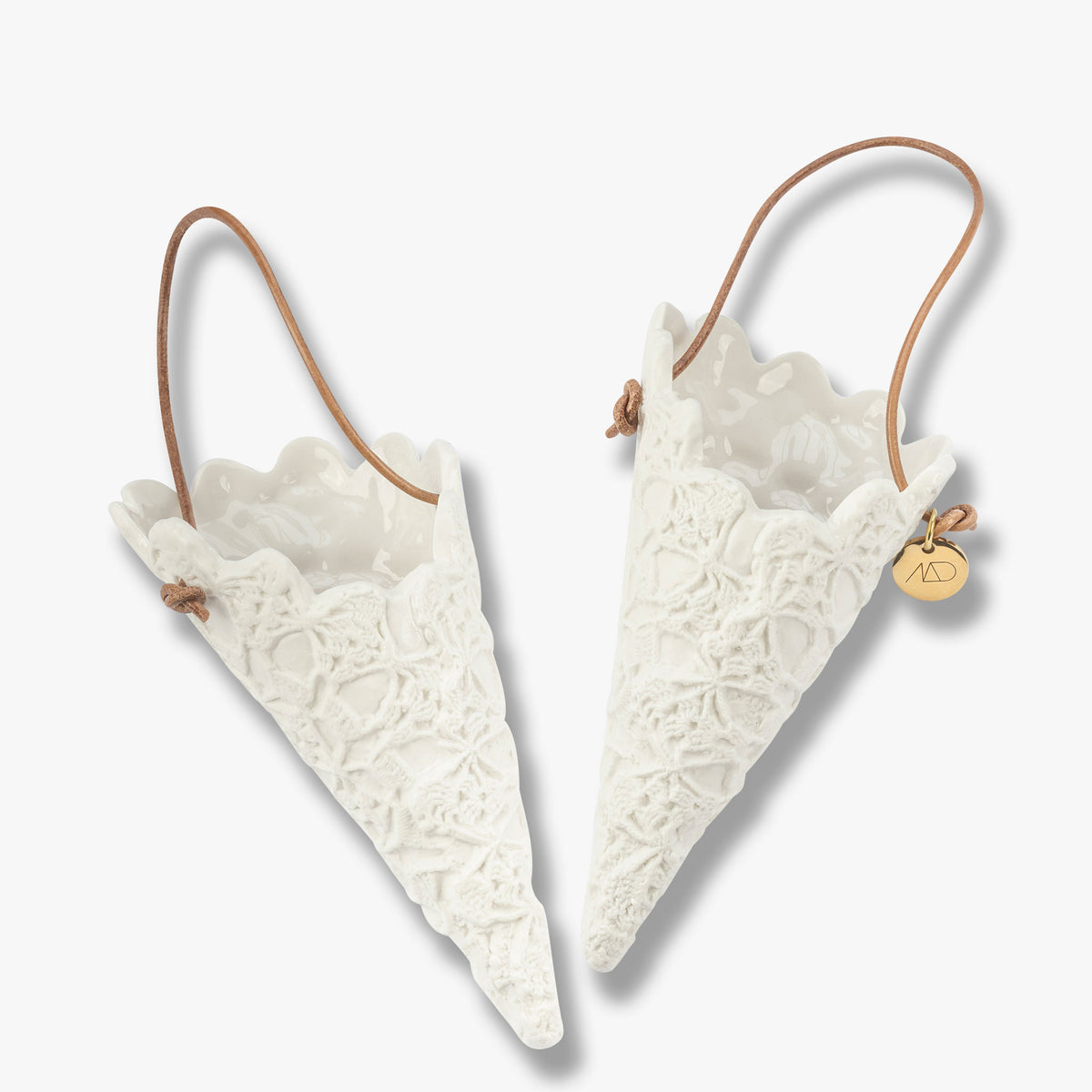 LACE kræmmerhus, Off-white, 2-pak