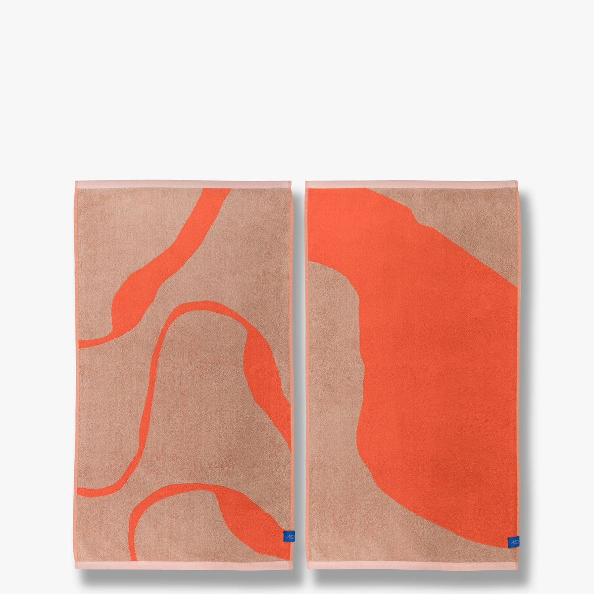 NOVA ARTE håndklæde, Latte / Orange