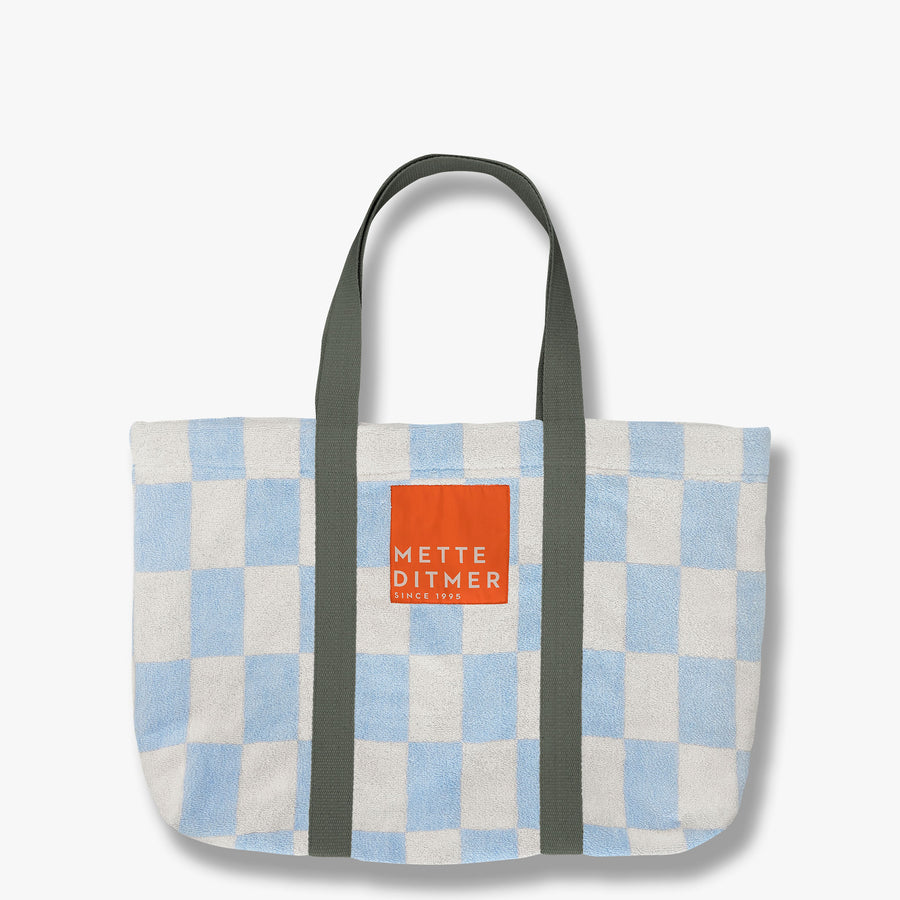 RETRO strandtaske, Light blue