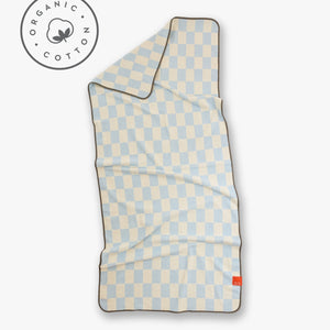 RETRO strandhåndklæde, Light blue