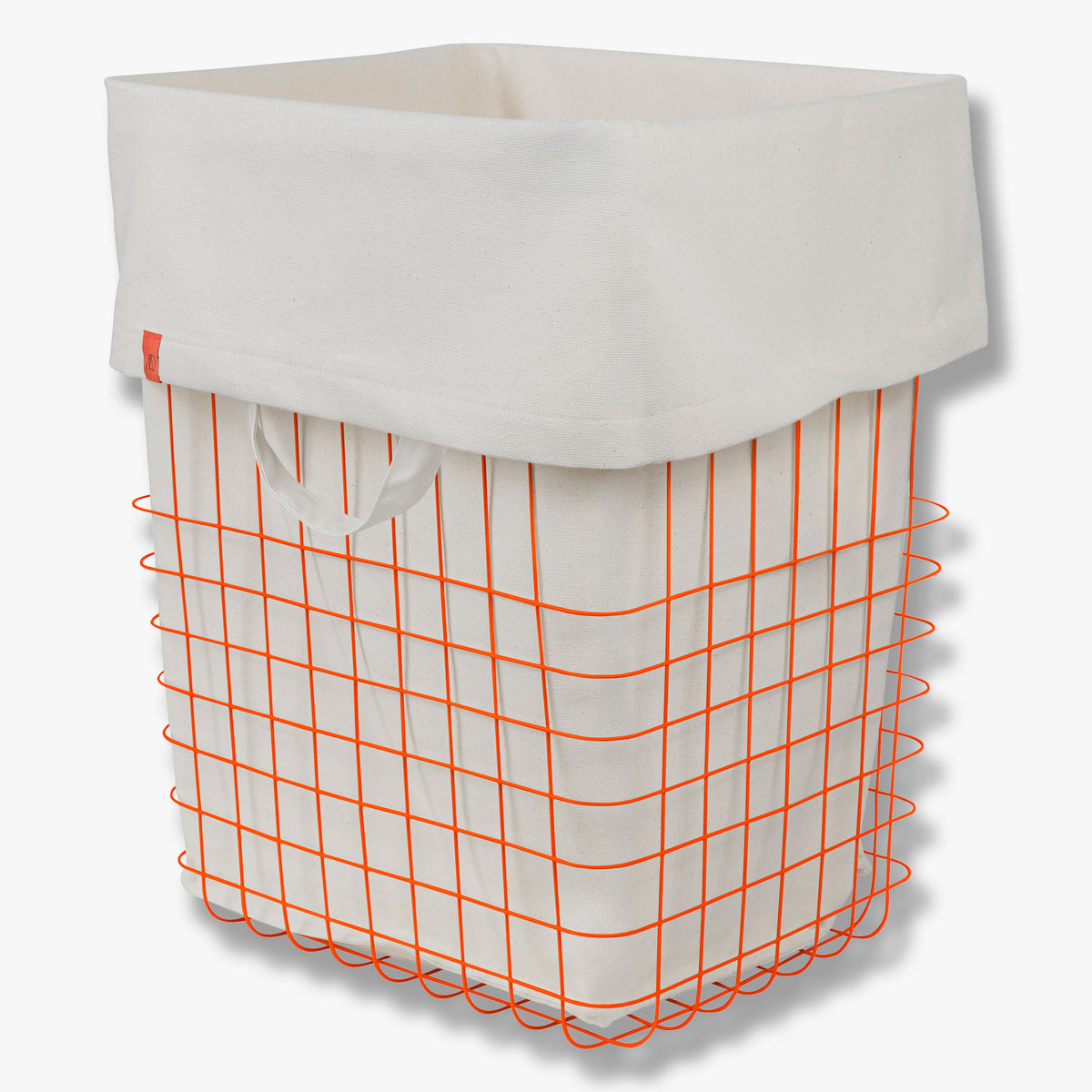 STORE-IT kurv med canvaspose, large, Orange