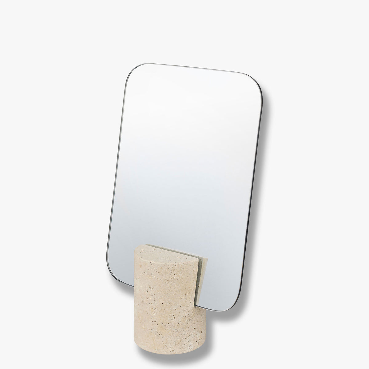 TRAVERTINE spejl, Linen