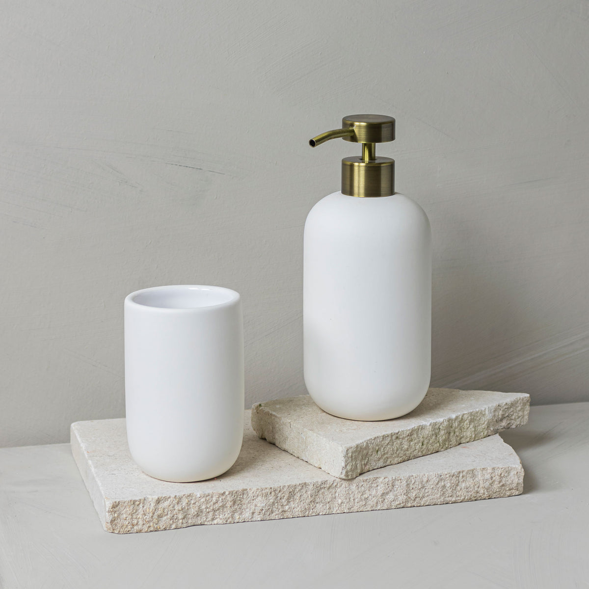LOTUS høj dispenser, white