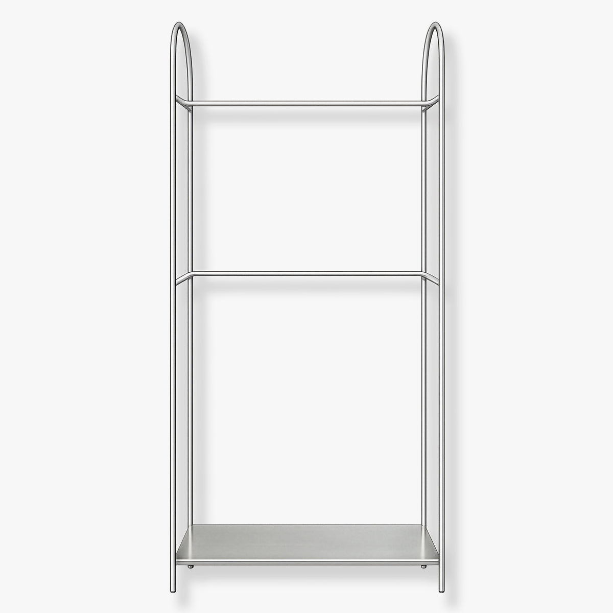 ARCH tøjstativ, Brushed steel