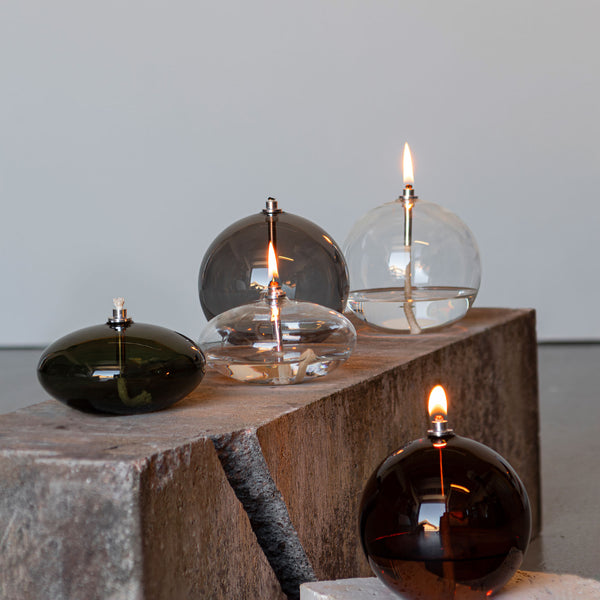 AURA oil lamp, small, Transparent