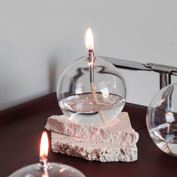AURA oil lamp, medium, Transparent