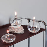 AURA oil lamp, large, Transparent
