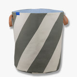 DIAGONAL vasketøjspose, Dark Olive / Sand