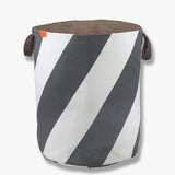 DIAGONAL vasketøjspose, Dark grey / Off-white