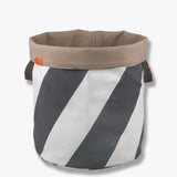 DIAGONAL vasketøjspose, Dark grey / Off-white