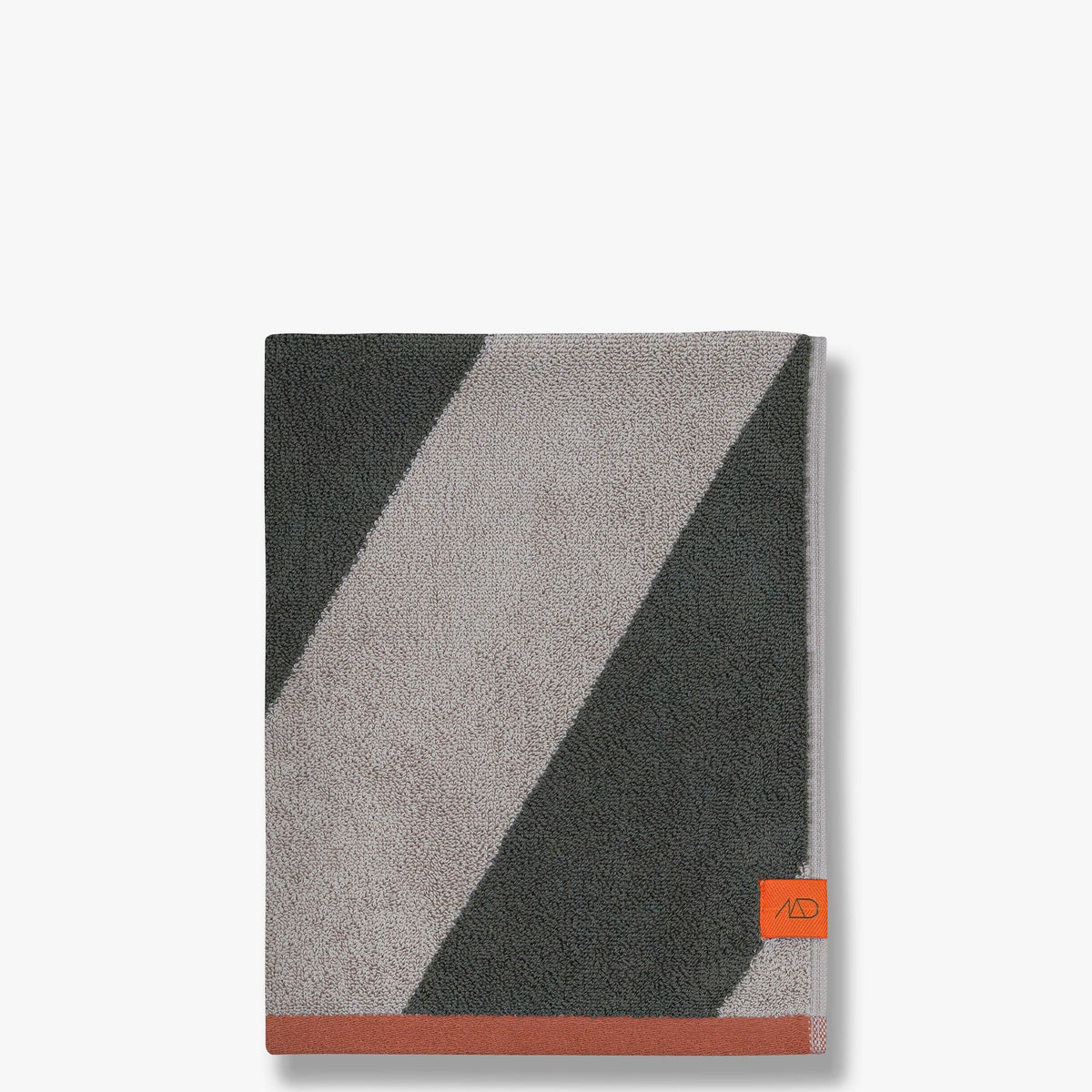 DIAGONAL håndklæde, Dark olive