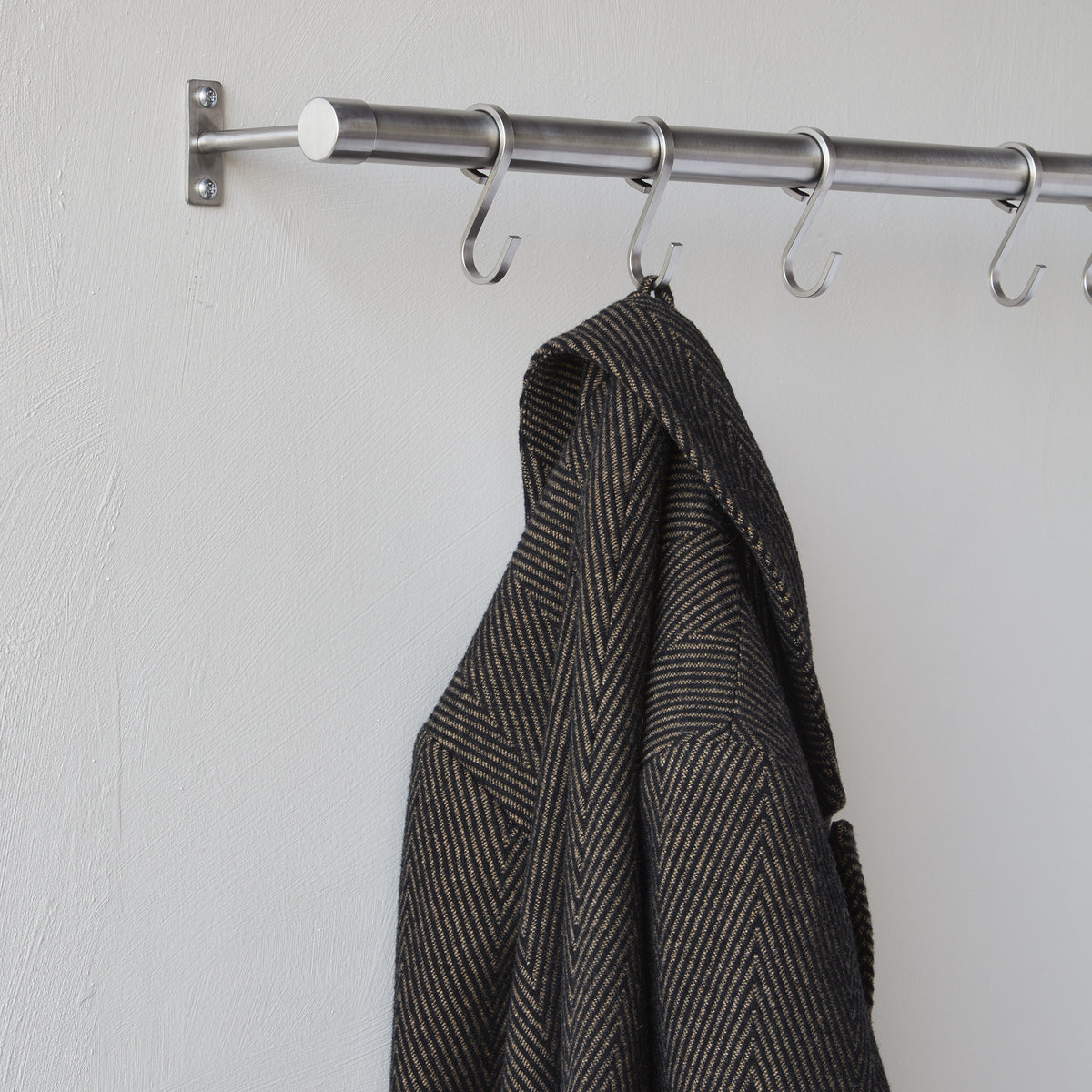 HANG-IT knagerække, small, Brushed steel