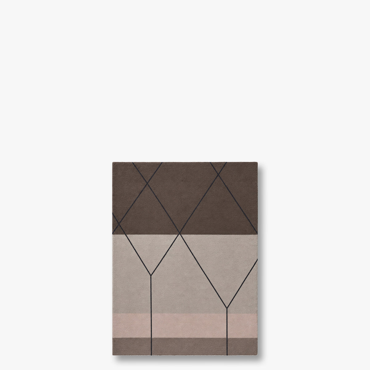 LINEA allround-måtte, small, Brown