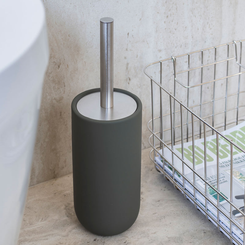 LOTUS PLAY toiletbørsteholder (2 håndtag), Dark olive