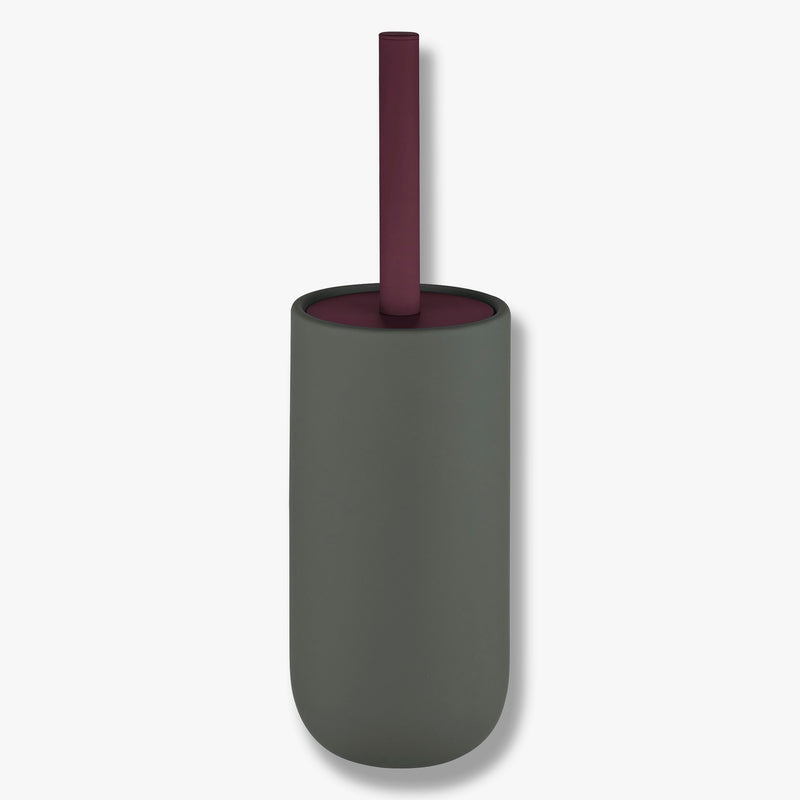 LOTUS PLAY toiletbørsteholder (2 håndtag), Dark olive