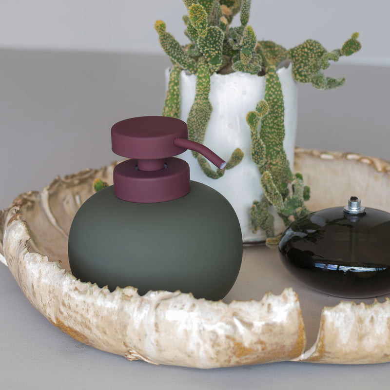 LOTUS PLAY dispenser, lav (2 pumpspumper), Dark olive