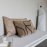 LOUNGE pude inkl. fyldpude, Hazelnut