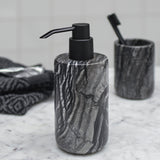 MARBLE høj dispenser, Black / Grey