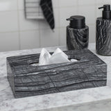 MARBLE tissue cover, Black / Grey