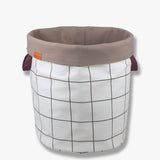 MESH vasketøjspose, Brown / Off-white
