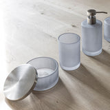 MODEST krukke med låg Dove blue