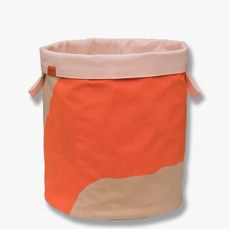 NOVA ARTE vasketøjspose, Latte / Orange