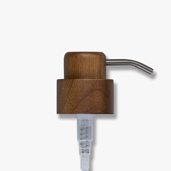 PUMPEHOVED til dispenser, Walnut