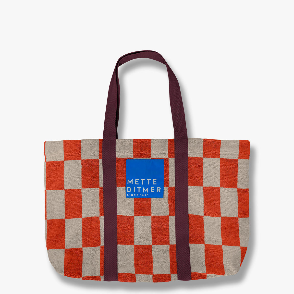 RETRO strandtaske, Dark orange