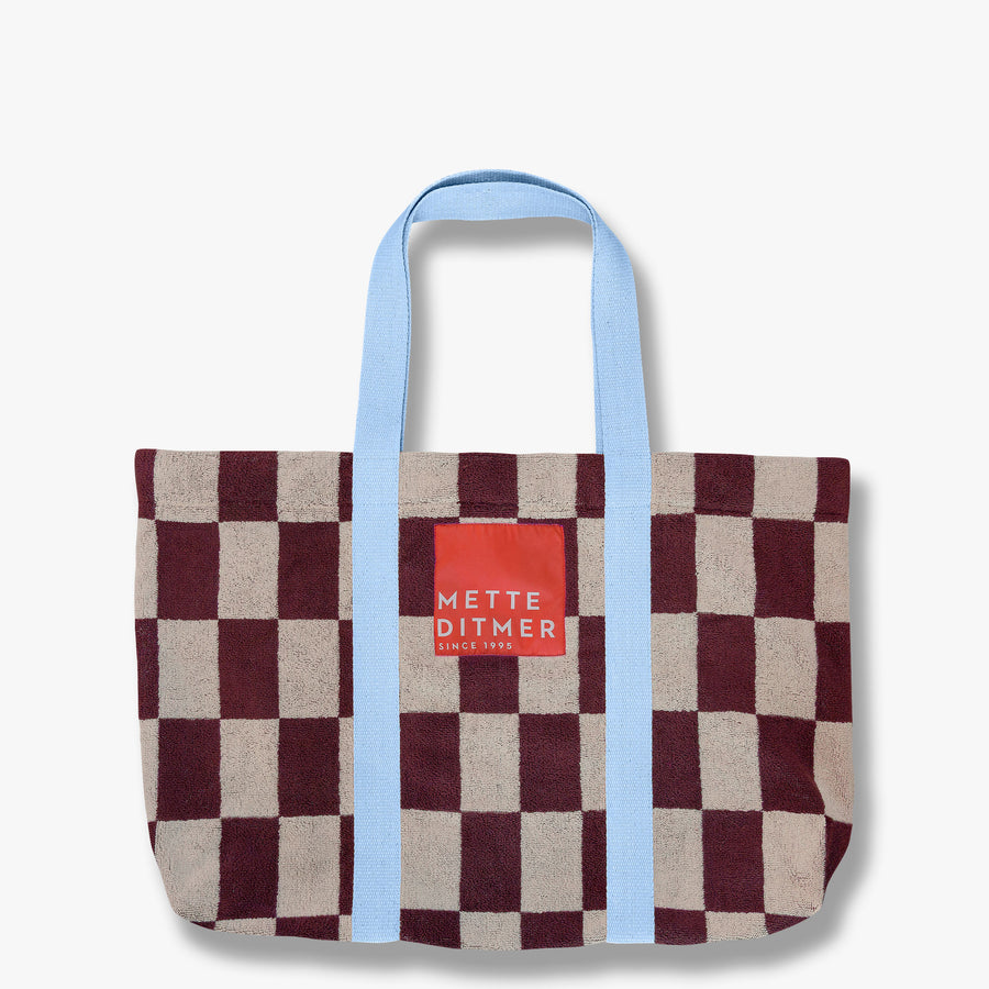 RETRO strandtaske, Wine