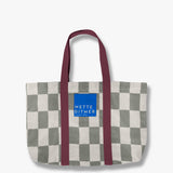 RETRO strandtaske, Sage green