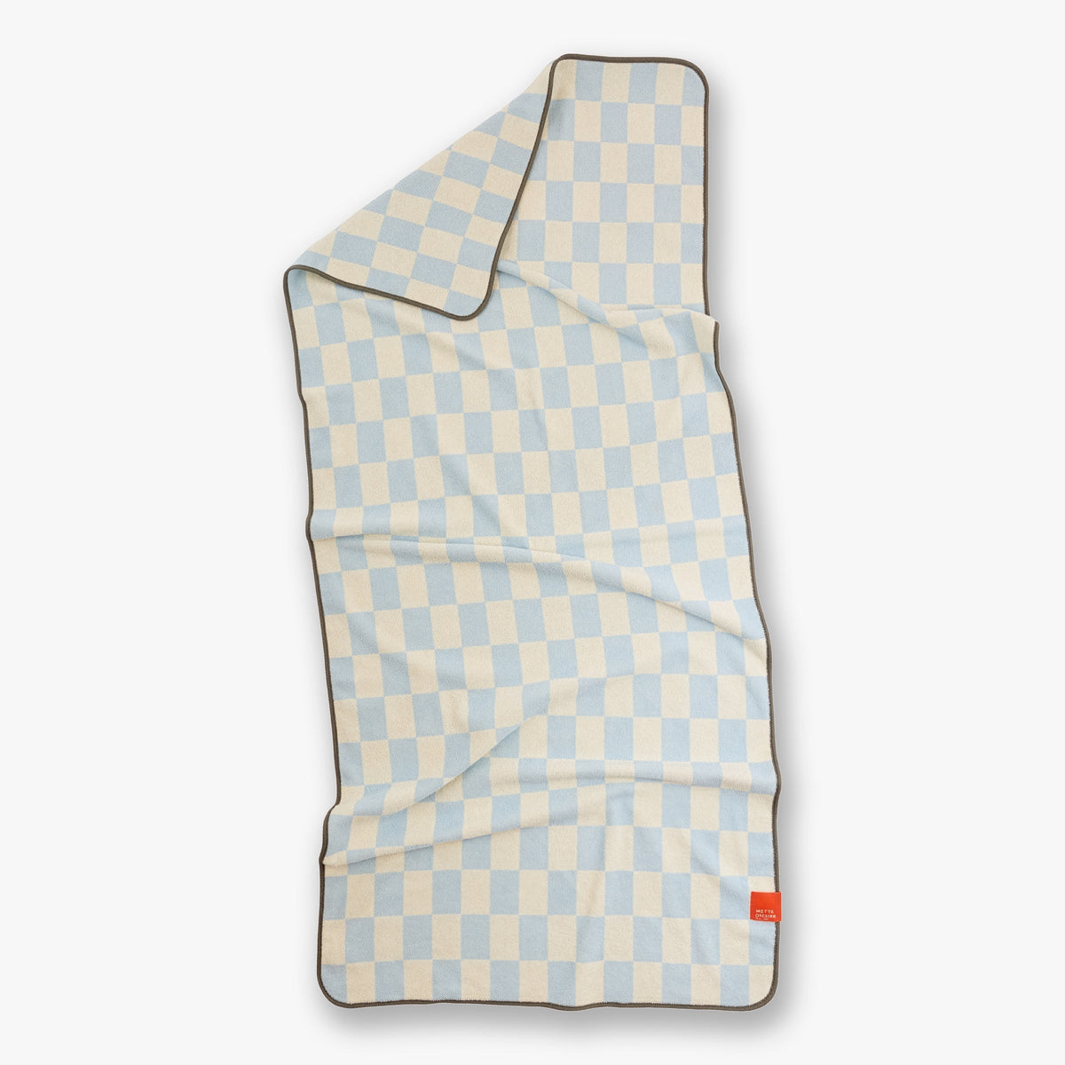 RETRO strandhåndklæde, Light blue