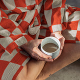 RETRO badekåbe, Dark orange