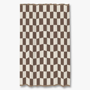 RETRO badeforhæng, Brown