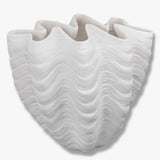 SHELL vase, large, Off-white