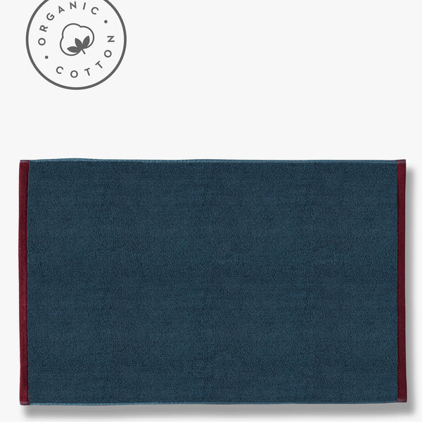 SOFT bademåtte, Midnight blue / Light grey