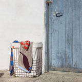 STORE-IT trådkurv med canvaspose, large, Wine