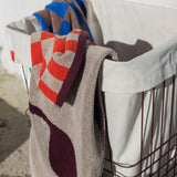 STORE-IT trådkurv med canvaspose, large, Wine