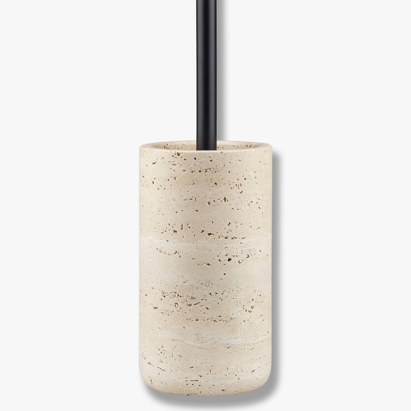 TRAVERTINE toiletbørsteholder, Linen