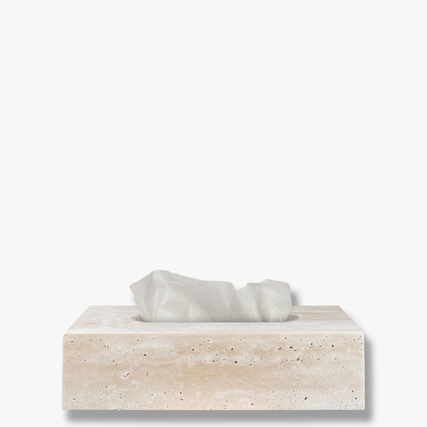 TRAVERTINE tissue cover, Linen