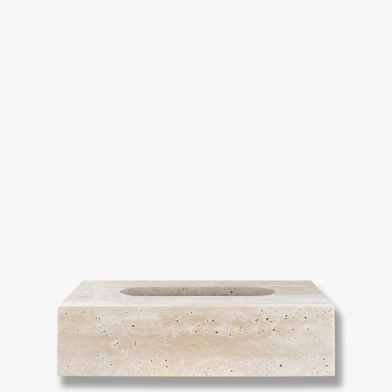 TRAVERTINE tissue cover, Linen