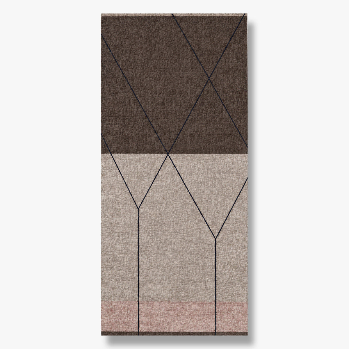LINEA allround-måtte, large, Brown