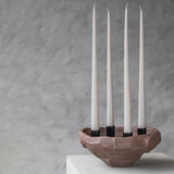 ART PIECE Nuki candle bowl, clay