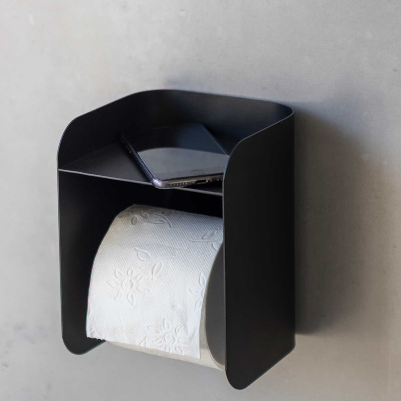 CARRY toiletrulleholder, Black