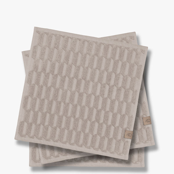 GEO Minihåndklæde, sand, 3-pak