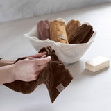 GEO minihåndklæde, 3-pak, Chocolate